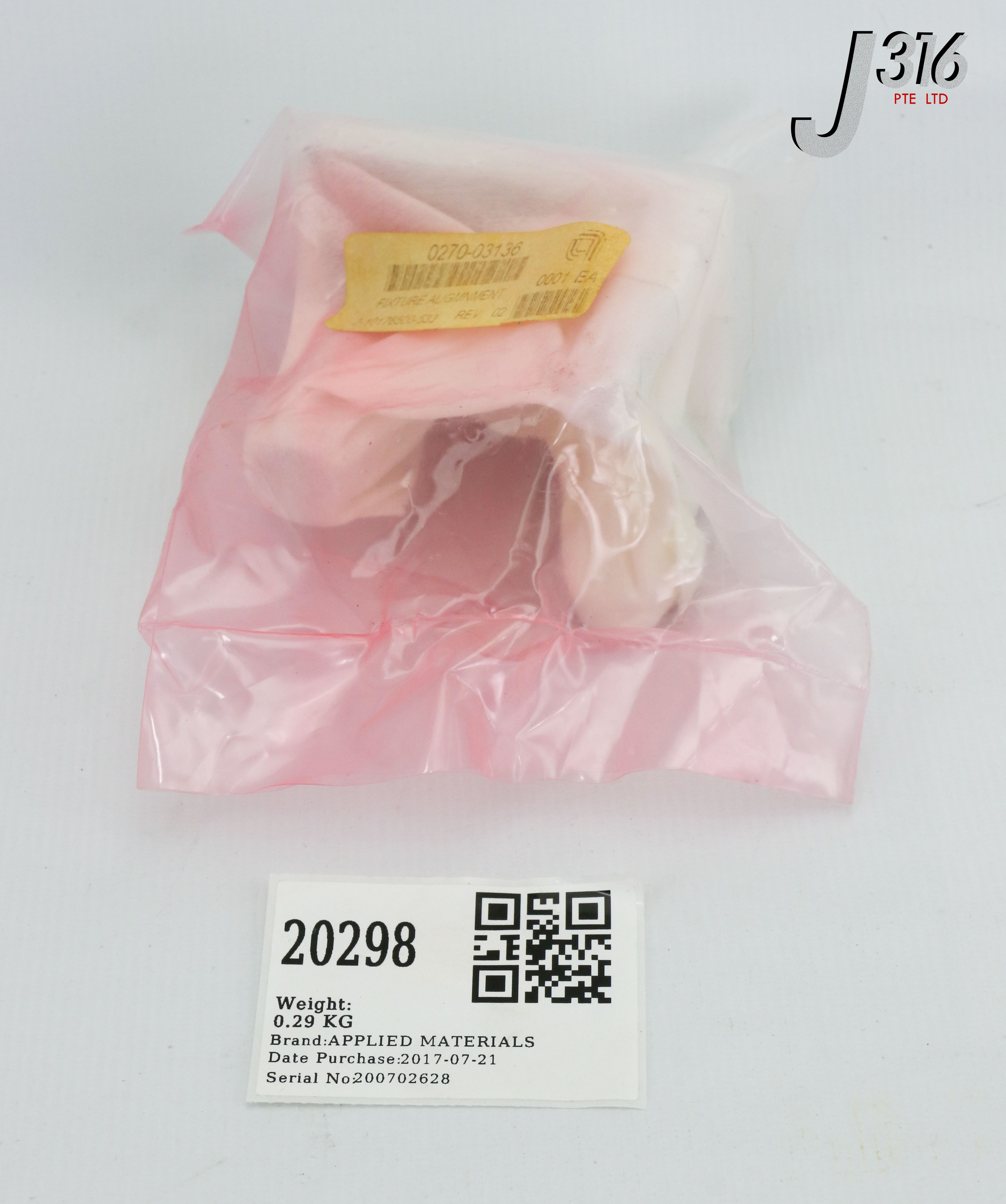 サンプル2 20298 APPLIED MATERIALS FIXTURE ALIGMNMENT (NEW) 0270-03136 | eBay